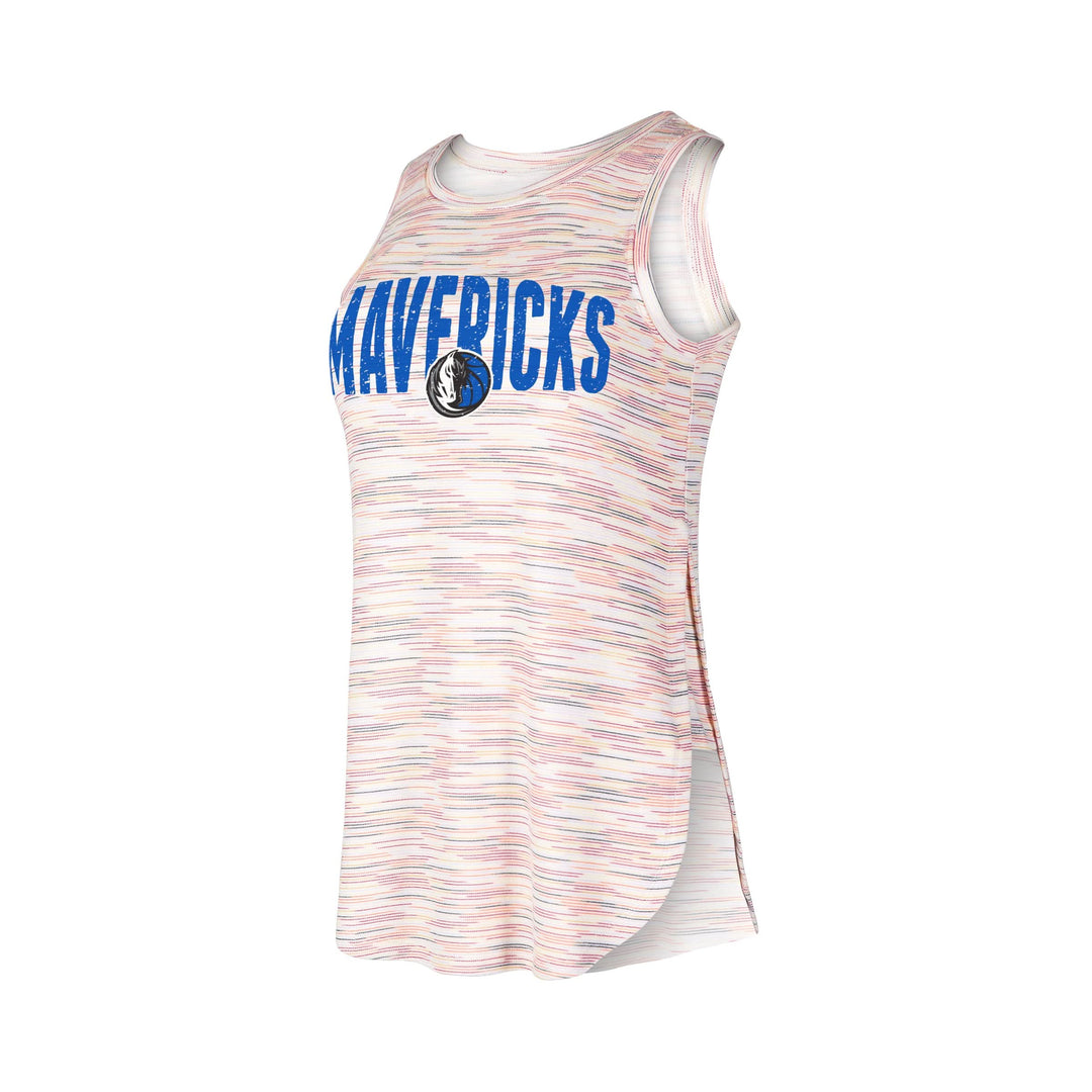 DALLAS MAVERICKS CONCEPT SPORTS WOMEN'S RAINBOW STRIPED TANK