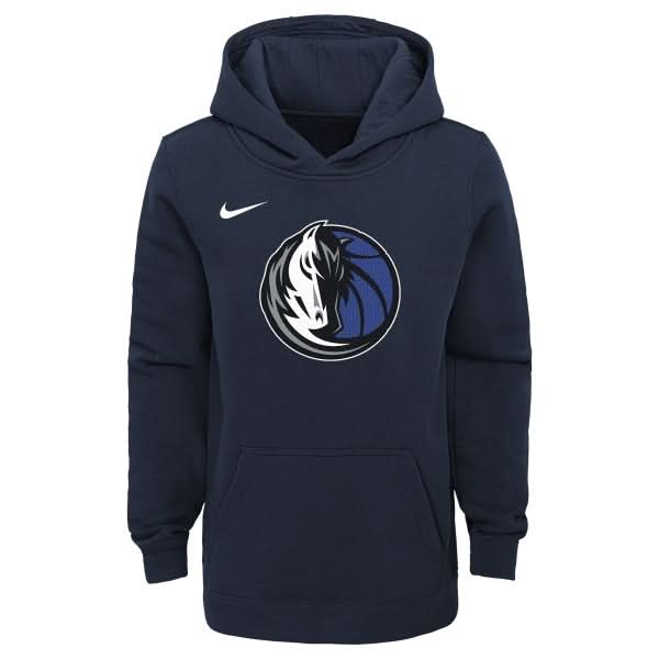 DALLAS MAVERICKS NIKE YOUTH ESSENTIAL NAVY HOODIE