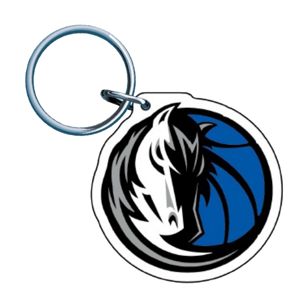 DALLAS MAVERICKS WINCRAFT HORSEHEAD LOGO KEYCHAIN