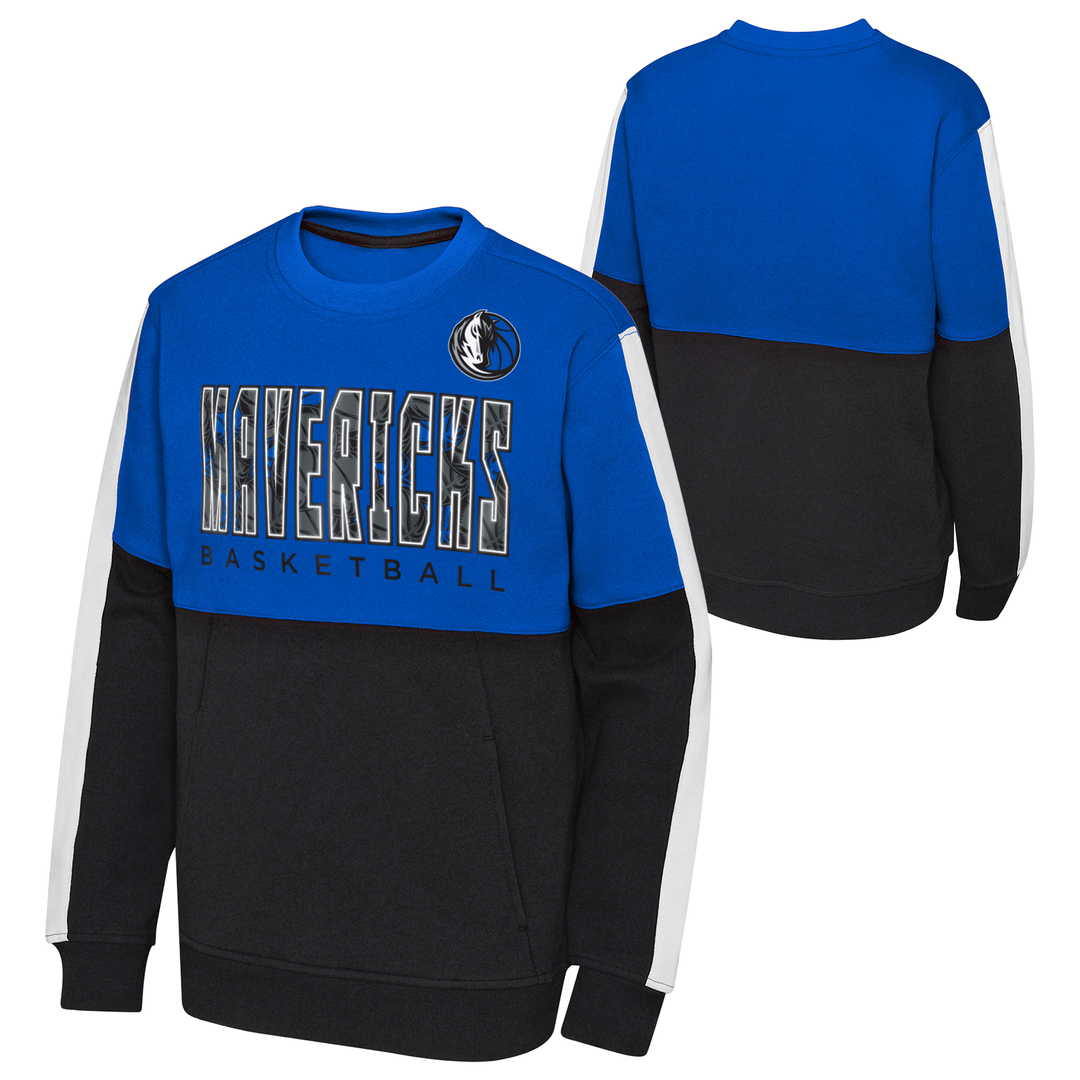 DALLAS MAVERICKS OUTERSTUFF YOUTH  CREWNECK SWEATSHIRT