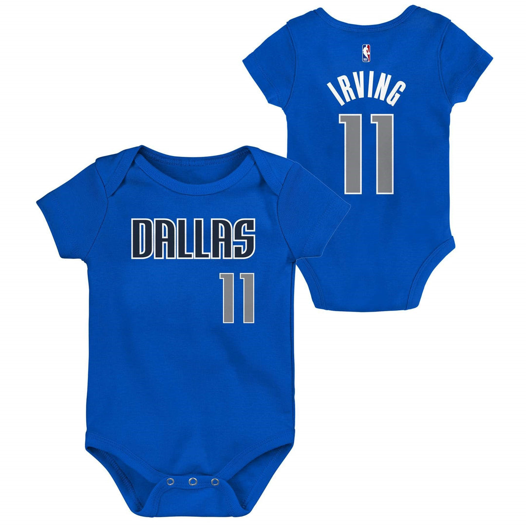 DALLAS MAVERICKS KYRIE IRVING INFANT NAME & NUMBER ONESIE