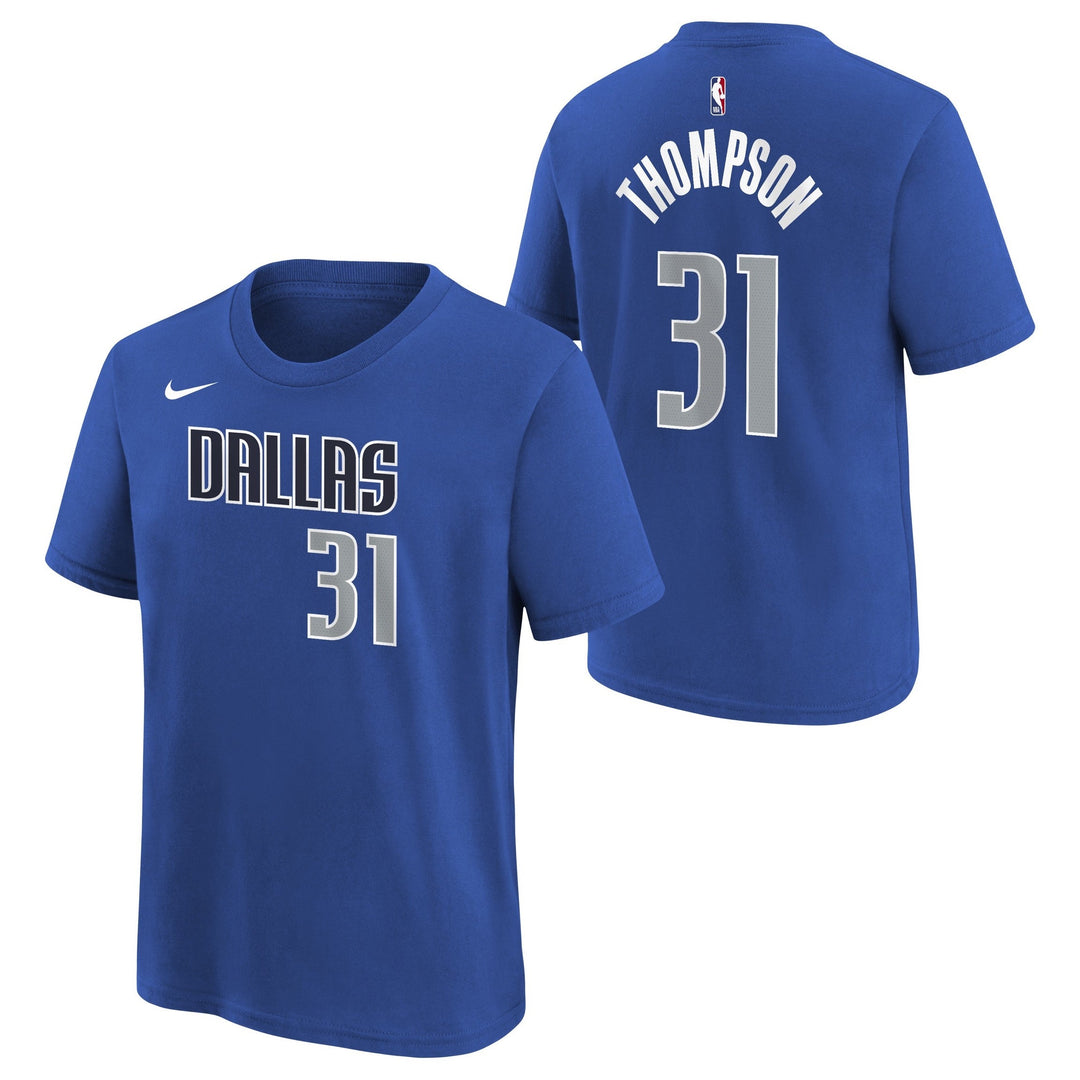 DALLAS MAVERICKS YOUTH KLAY THOMPSON ICON NAME & NUMBER TEE