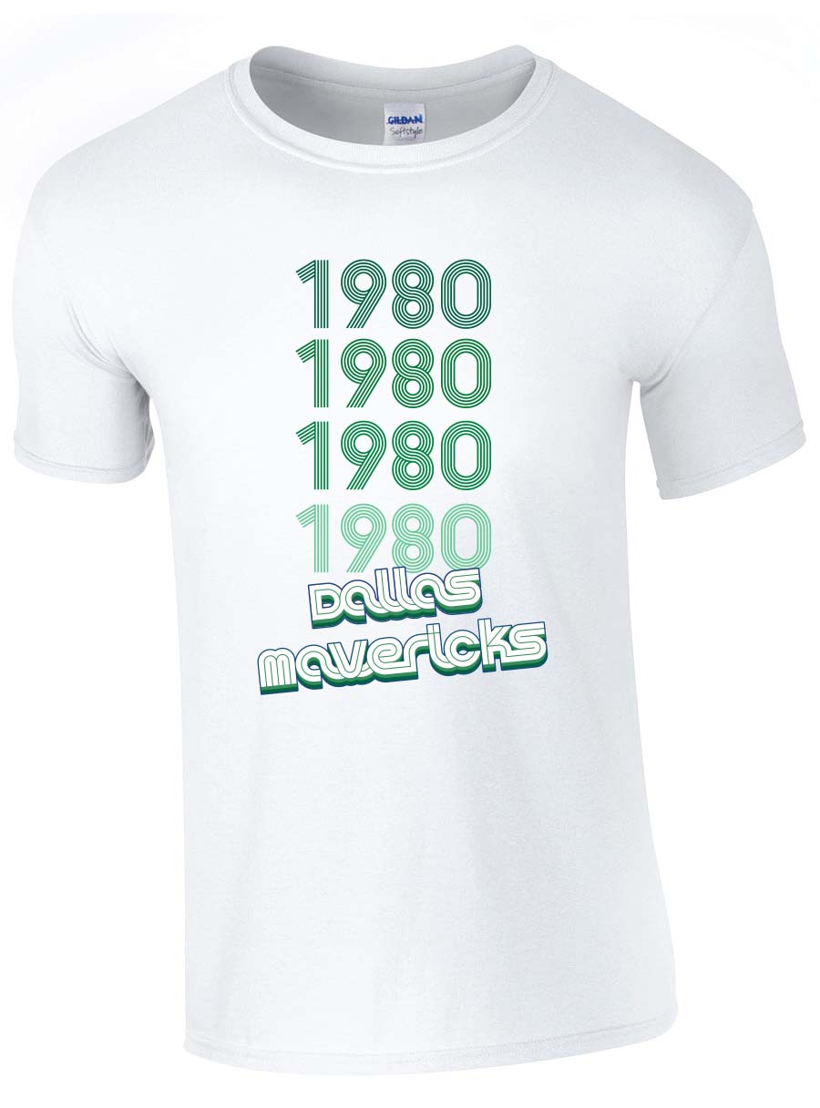DALLAS MAVERICKS ELEVATE CITY EDITION 2022-23 1980 TEE