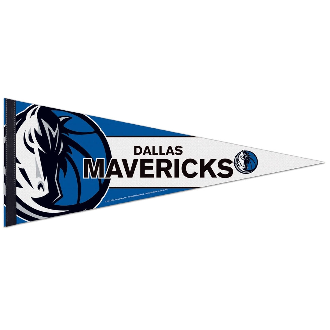 DALLAS MAVERICKS WINCRAFT HORSEHEAD LOGO PENNANT