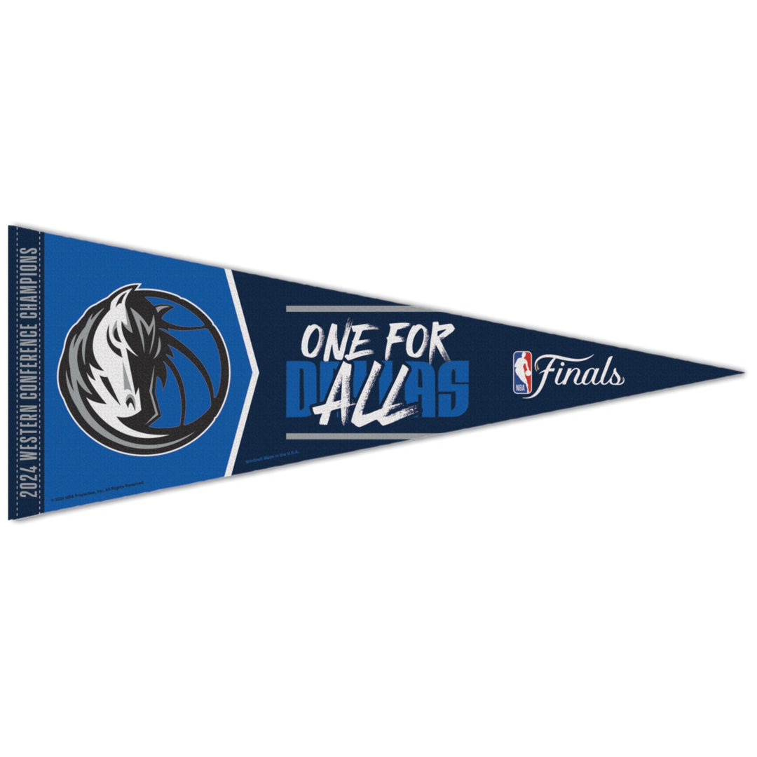 DALLAS MAVERICKS WINCRAFT ONE FOR ALL PENNANT