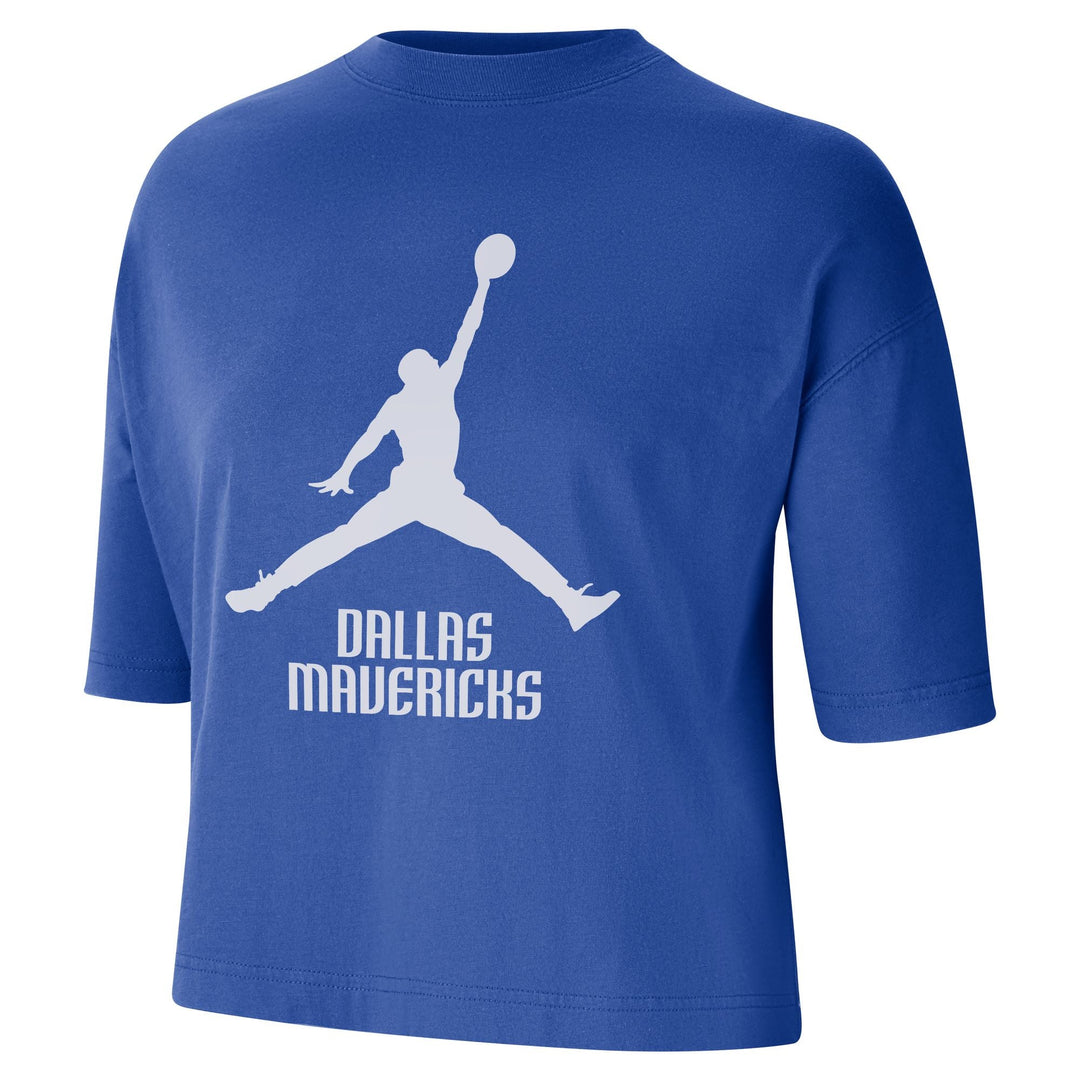 DALLAS MAVERICKS NIKE WOMEN'S ROYAL JORDAN BOXY TEE