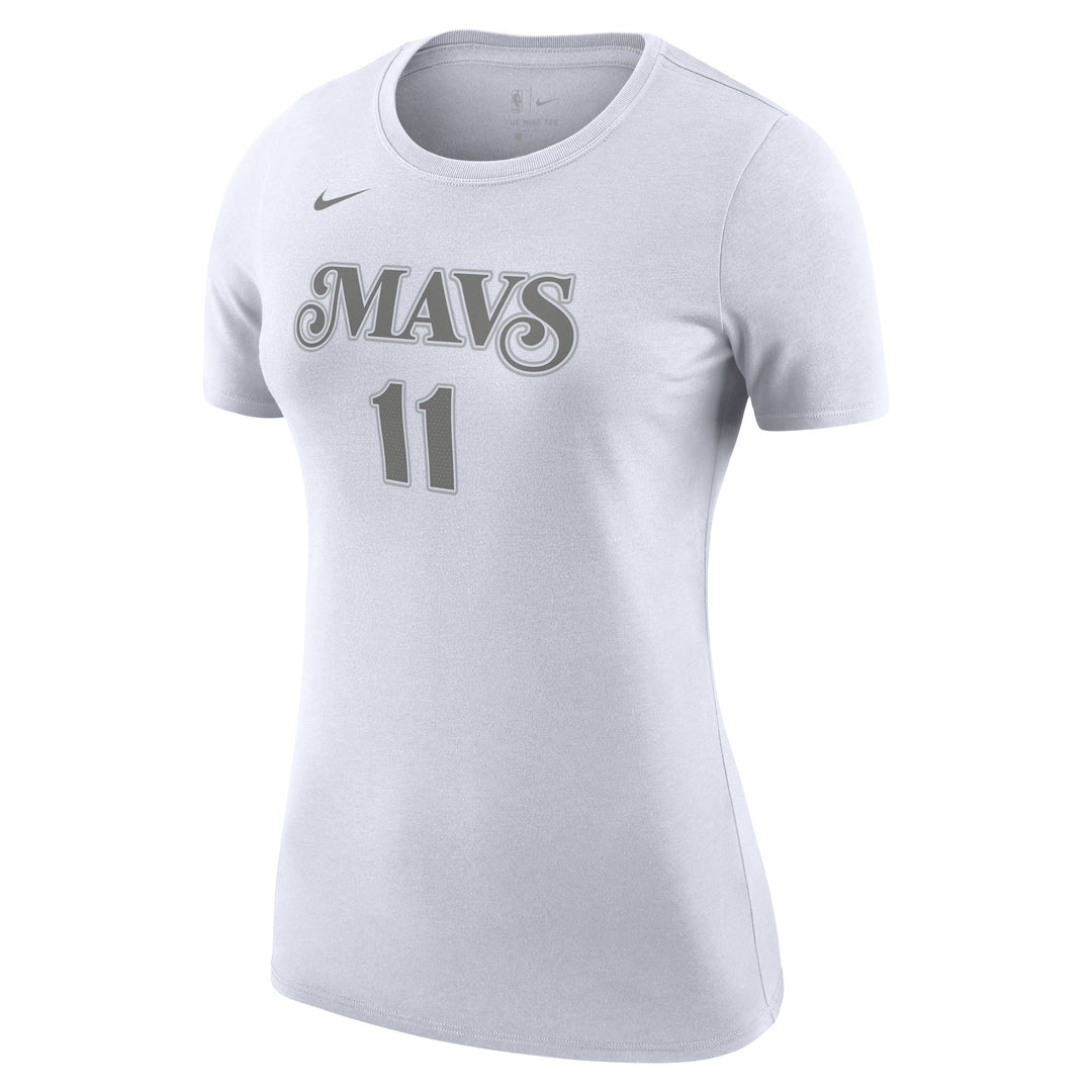 DALLAS MAVERICKS NIKE CITY EDITION 2024-25 WOMENS KYRIE IRVING NAME & NUMBER WHITE TEE