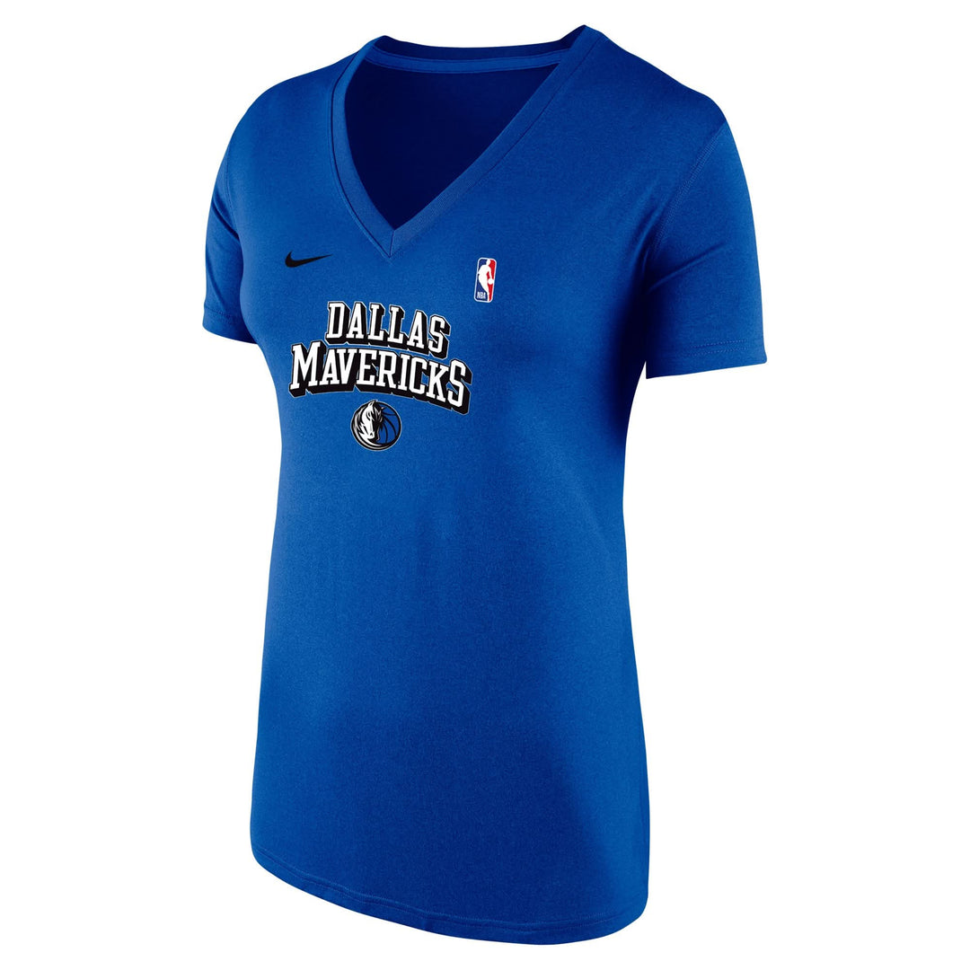 DALLAS MAVERICKS NIKE WOMEN'S ROYAL WORDMARK TEE