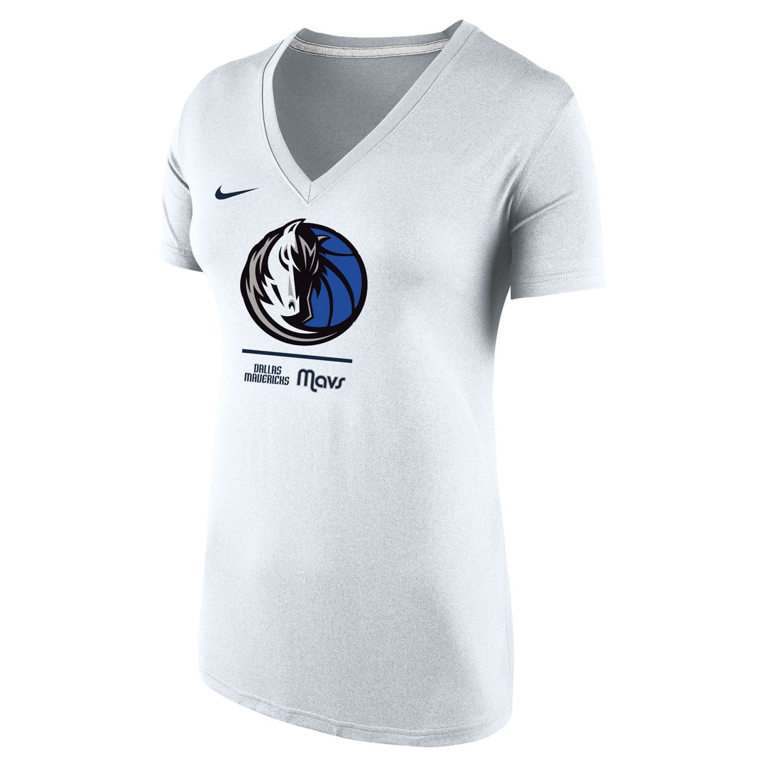 DALLAS MAVERICKS NIKE WOMEN'S CORE LEGEND V-NECK TEE