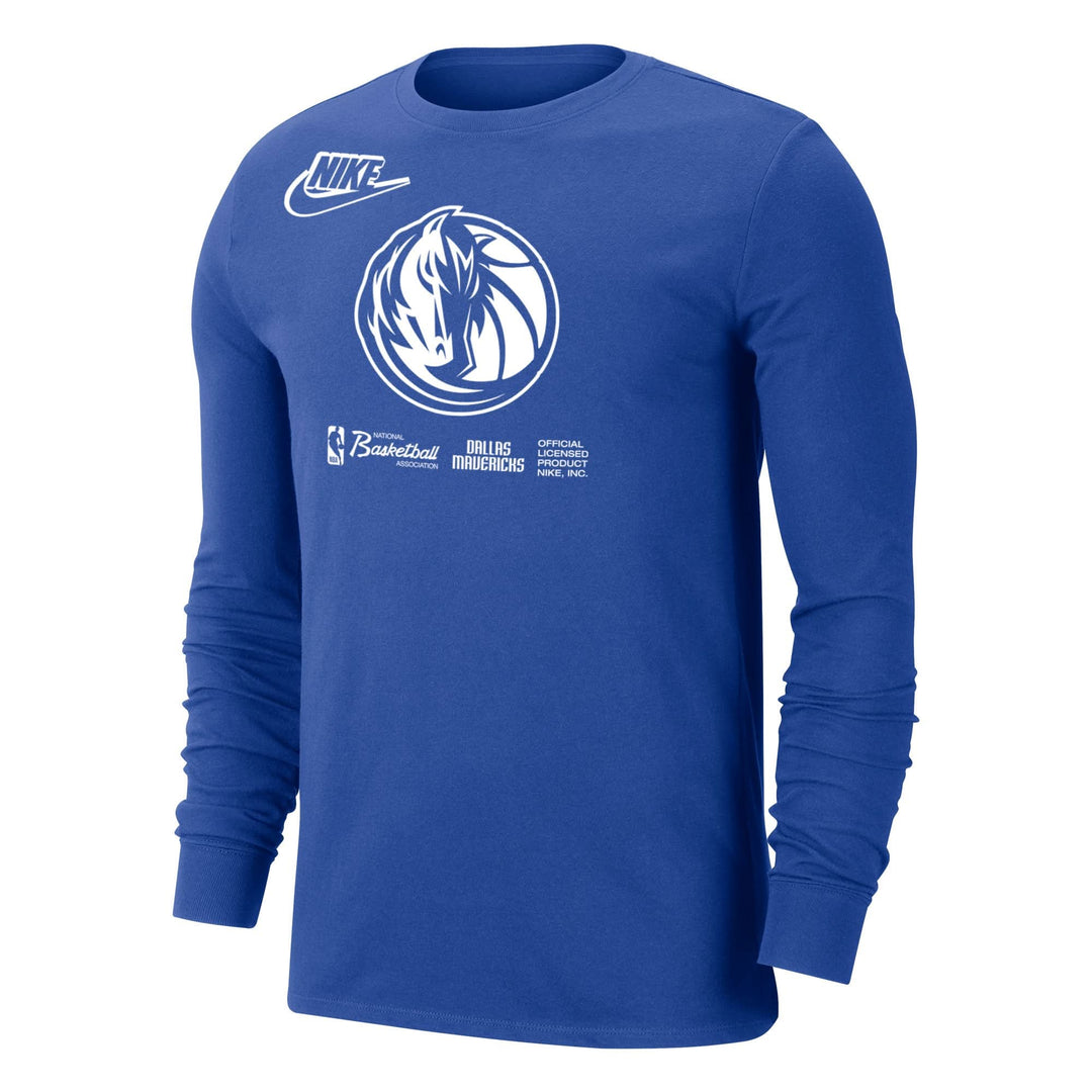 DALLAS MAVERICKS BCS ROYAL BLUE HORSEHEAD CREWNECK
