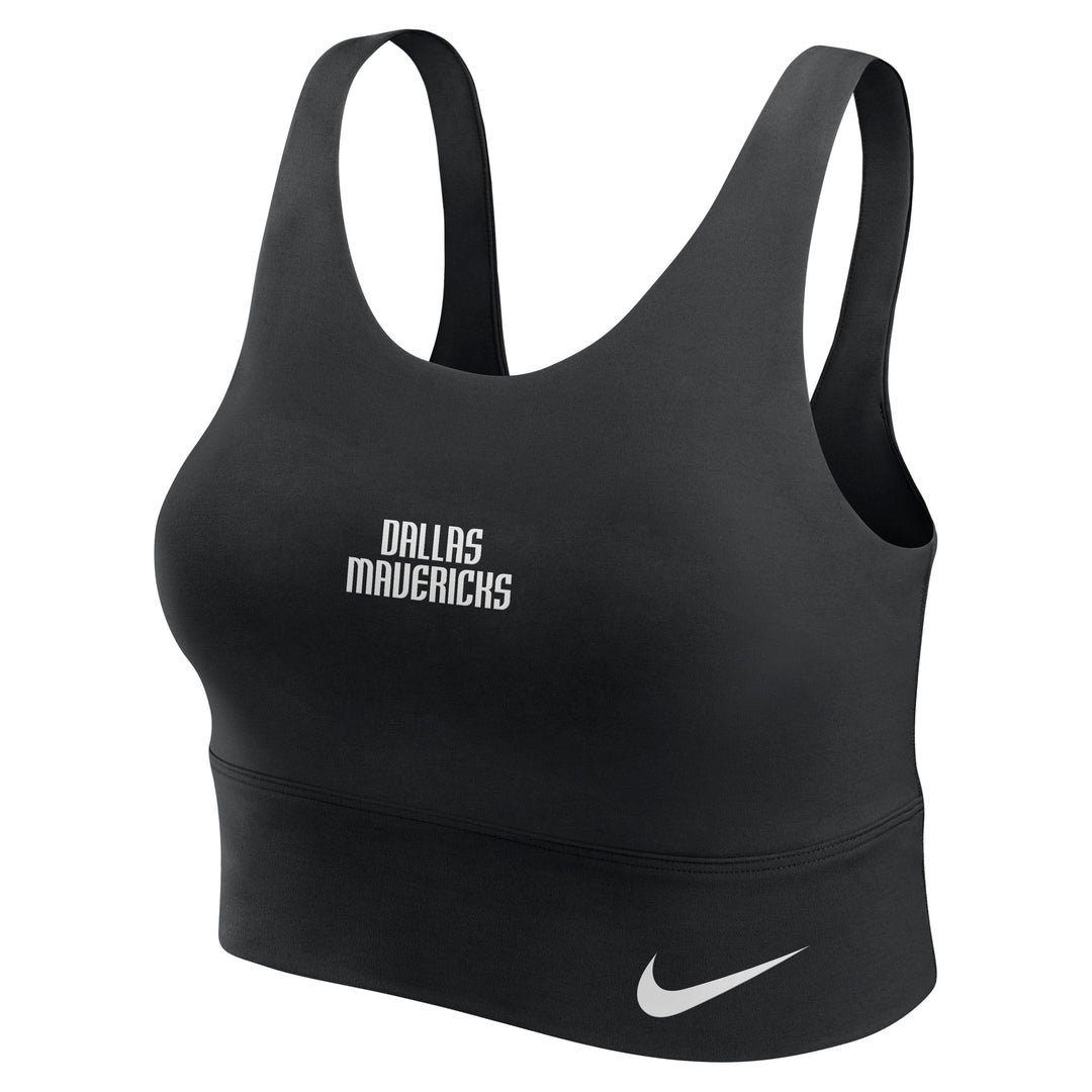 DALLAS MAVERICKS NIKE WOMEN'S BLACK SPORTS BRA