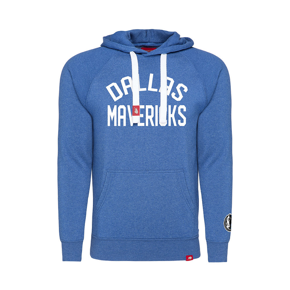 DALLAS MAVERICKS SPORTIQE HEATHER BLUE HOODIE