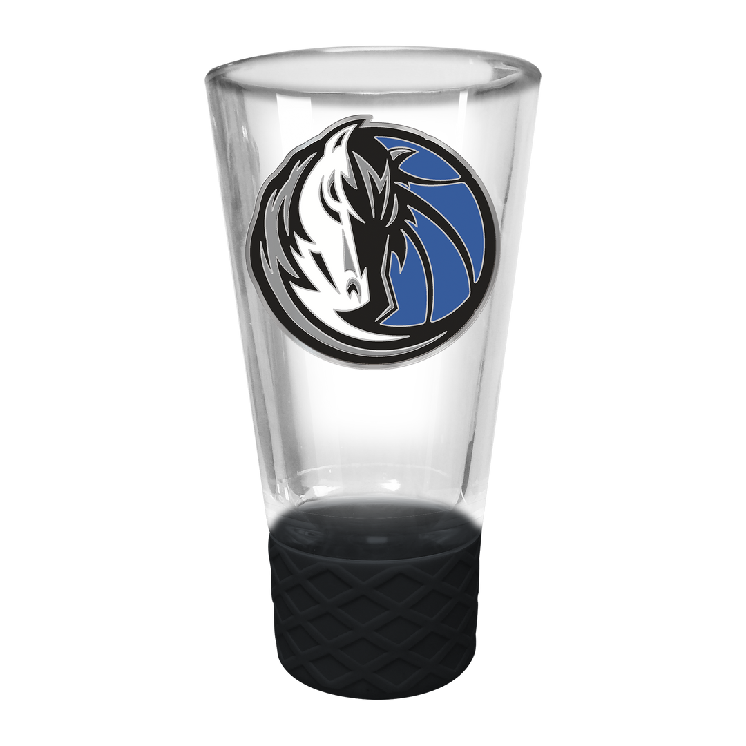 DALLAS MAVERICKS GREAT AMERICAN 4 OZ BLACK SHOT GLASS