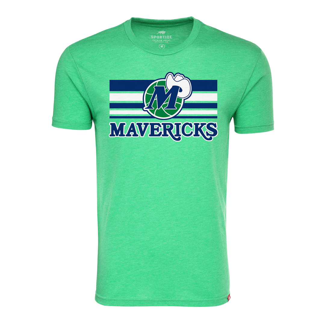 DALLAS MAVERICKS SPORTIQE HARDWOOD CLASSIC PREMONT GREEN TEE