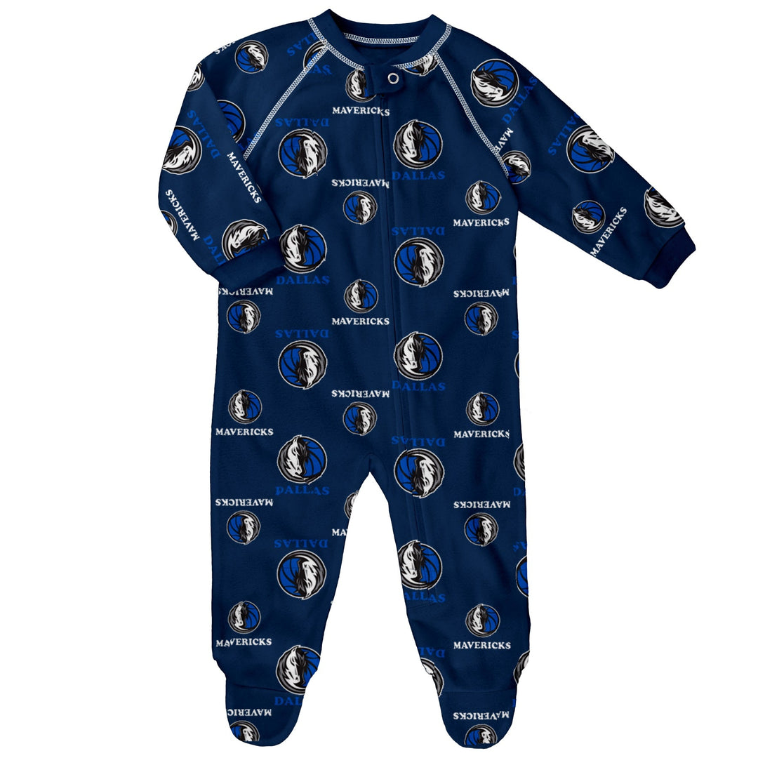 DALLAS MAVERICKS NIKE OUTERSTUFF INFANT ZIP-UP MAVERICKS ONESIE