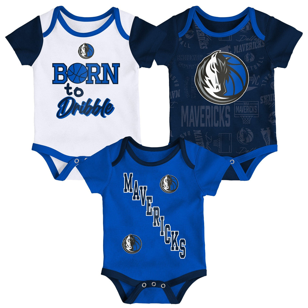 DALLAS MAVERICKS NIKE OUTERSTUFF NEWBORN 3 PIECE SET