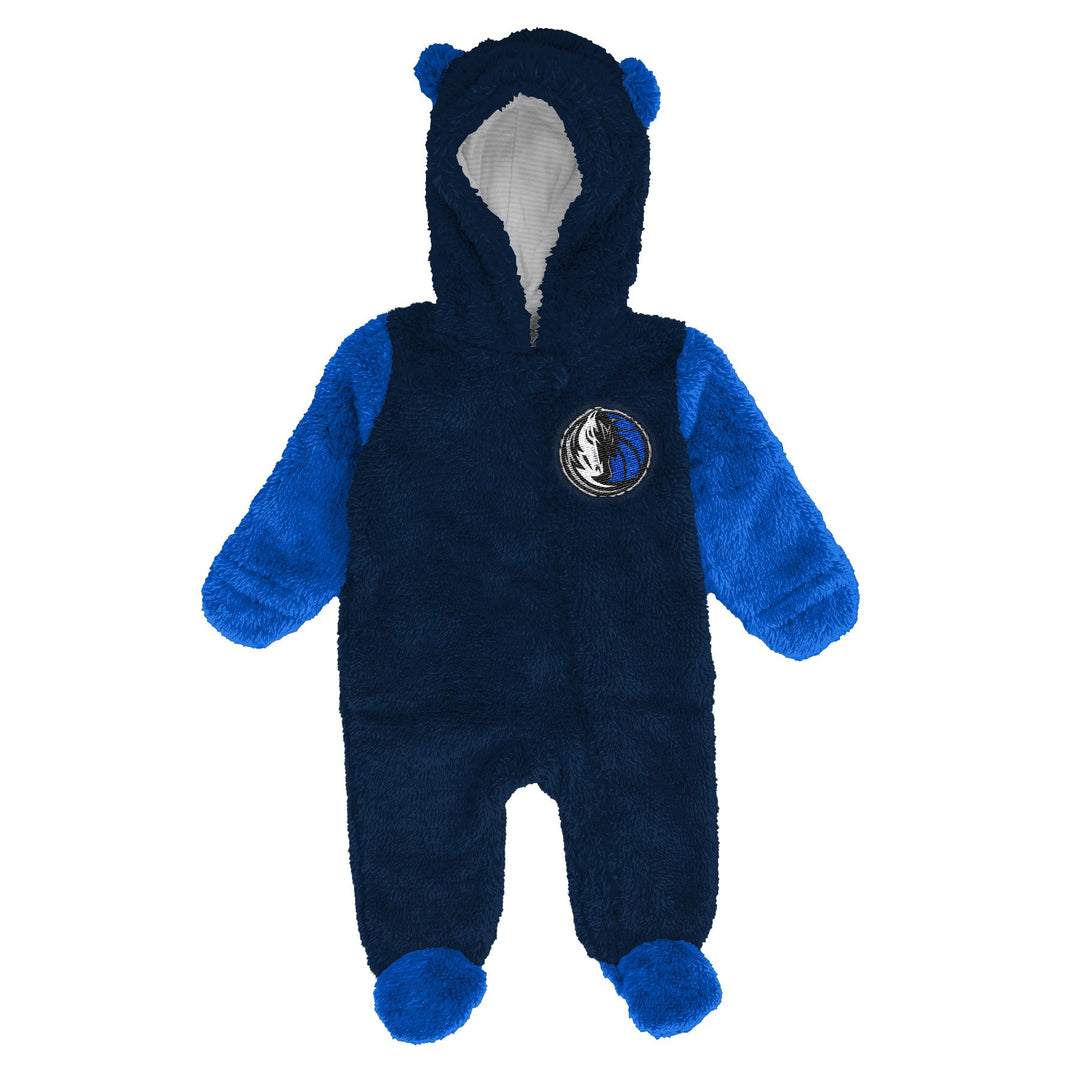 DALLAS MAVERICKS NIKE OUTERSTUFF NEWBORDN TEDDY FLEECE ONESIE