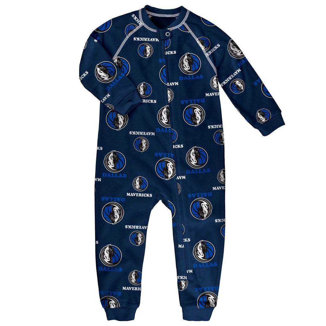 DALLAS MAVERICKS NIKE OUTERSTUFF TODDLER ZIP-UP MAVERICKS ONESIE