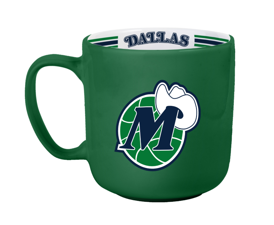 DALLAS MAVERICKS LOGO BRANDS 150Z M-HAT CERAMIC MUG
