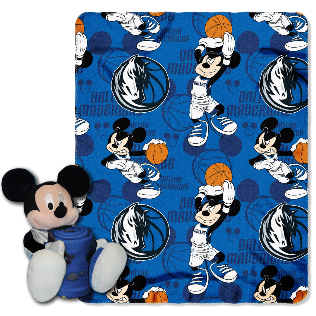 DALLAS MAVERICKS NORTHWEST MICKEY MOUSE PLUSH AND BLANKET