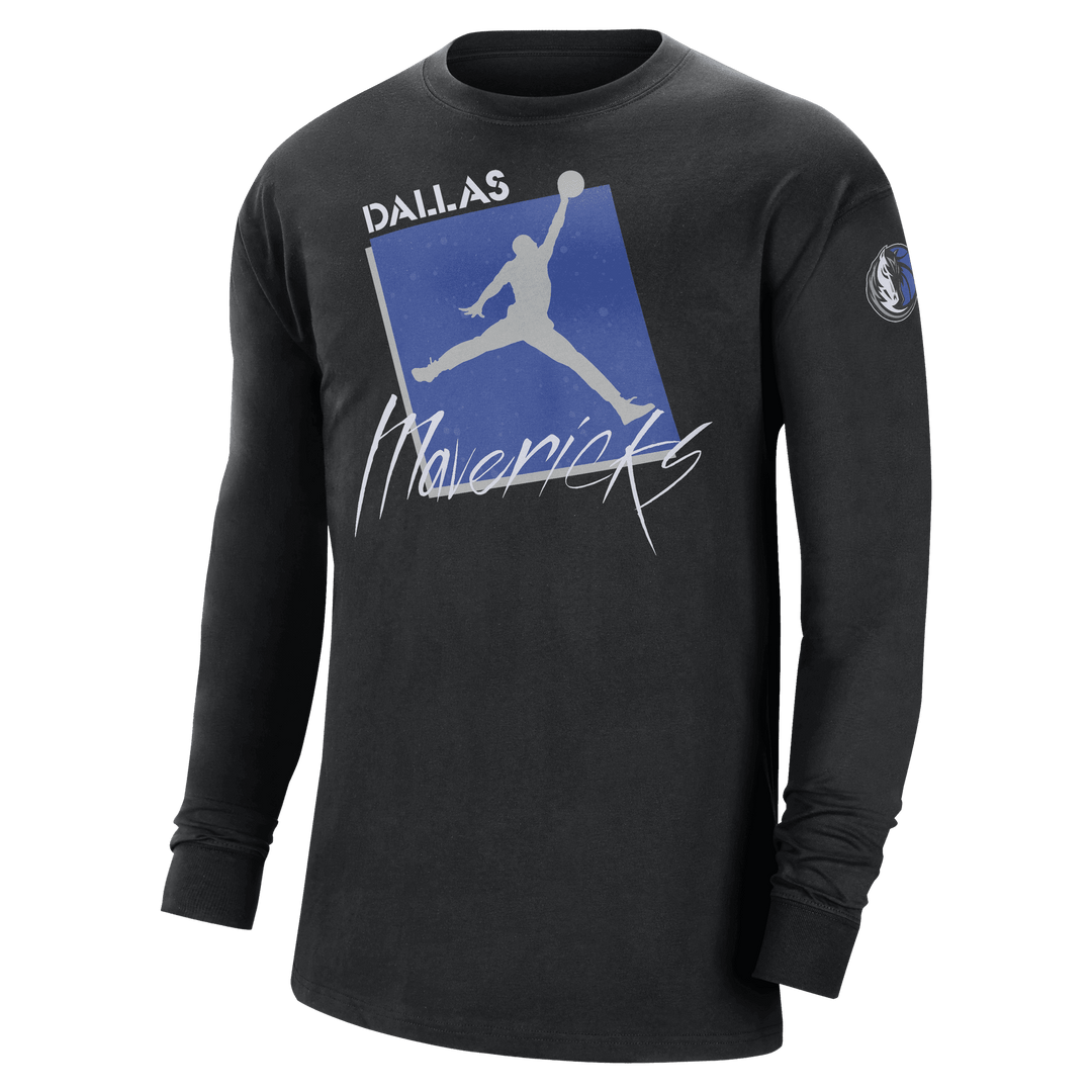 DALLAS MAVERICKS JORDAN COURTSIDE MAX90 LONGSLEEVE TEE
