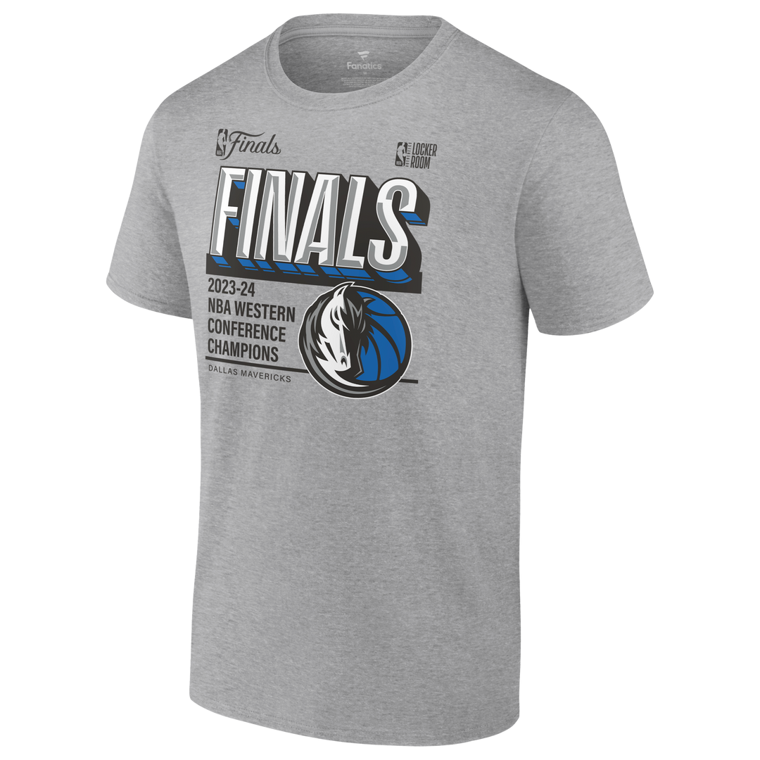 DALLAS MAVERICKS FANATICS WESTERN CONFERENCE CHAMPS LOCKER ROOM TEE