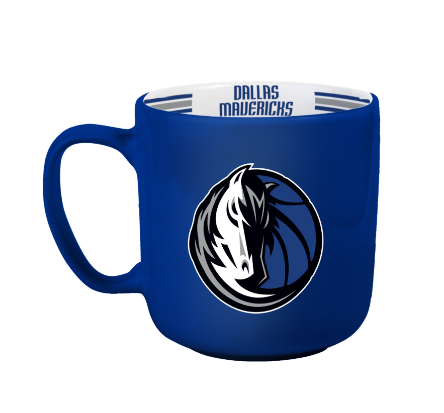 DALLAS MAVERICKS LOGO BRANDS 15OZ HORSEHEAD CERAMIC MUG