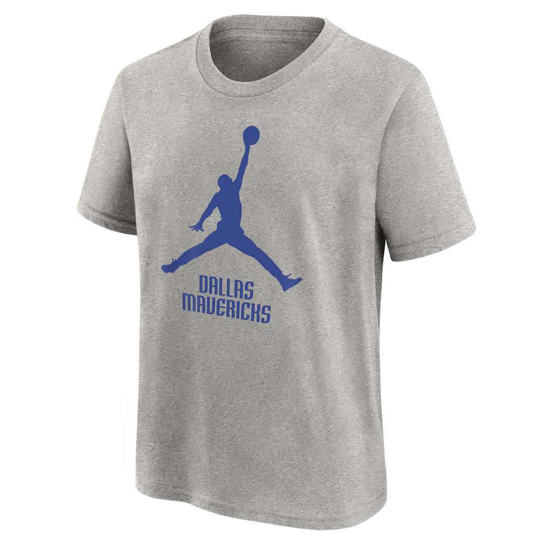 DALLAS MAVERICKS NIKE OUTERSTUFF YOUTH GREY SHORT SLEEVE JORDAN TEE