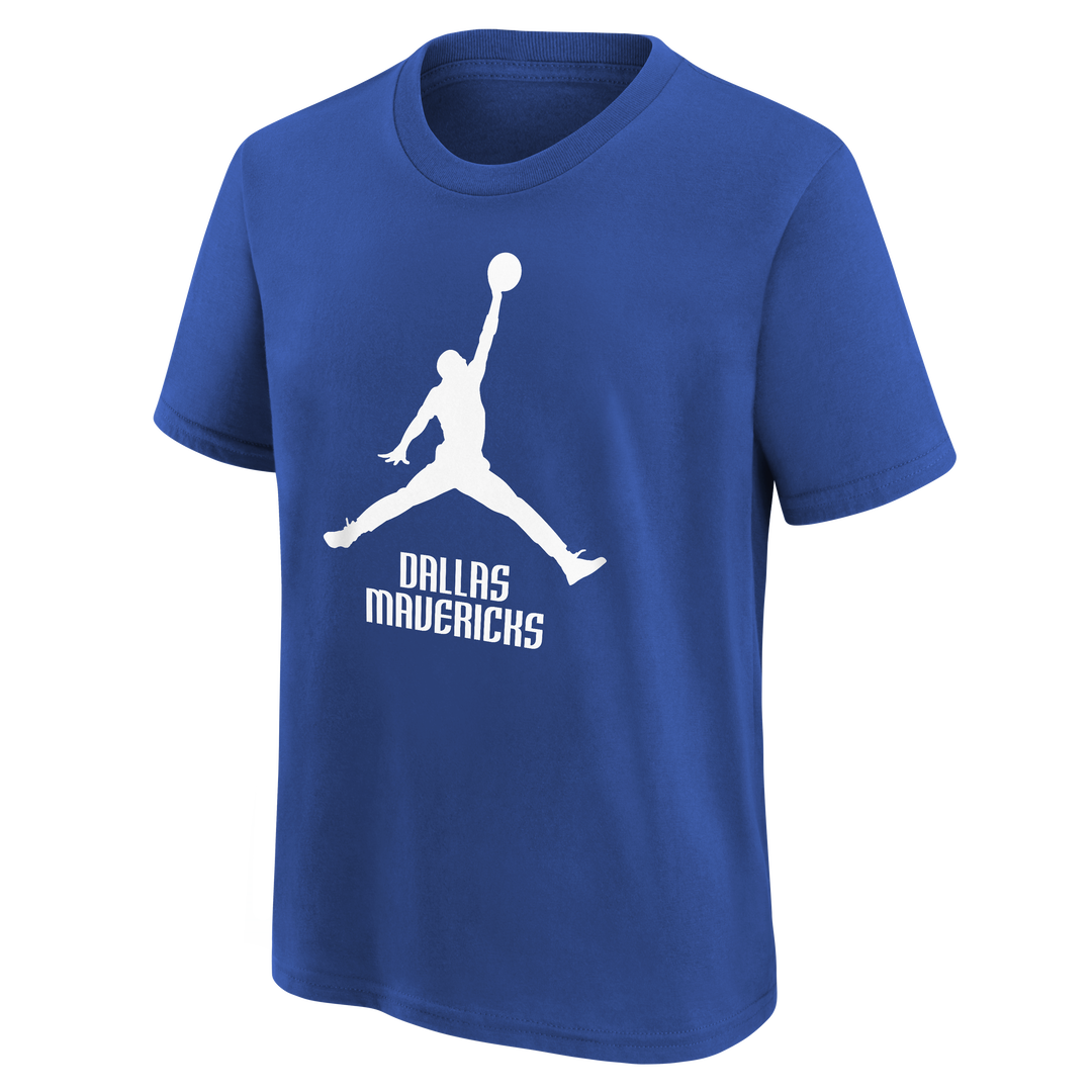 DALLAS MAVERICKS NIKE OUTERSTUFF YOUTH ROYAL BLUE SHORT SLEEVE JORDAN TEE
