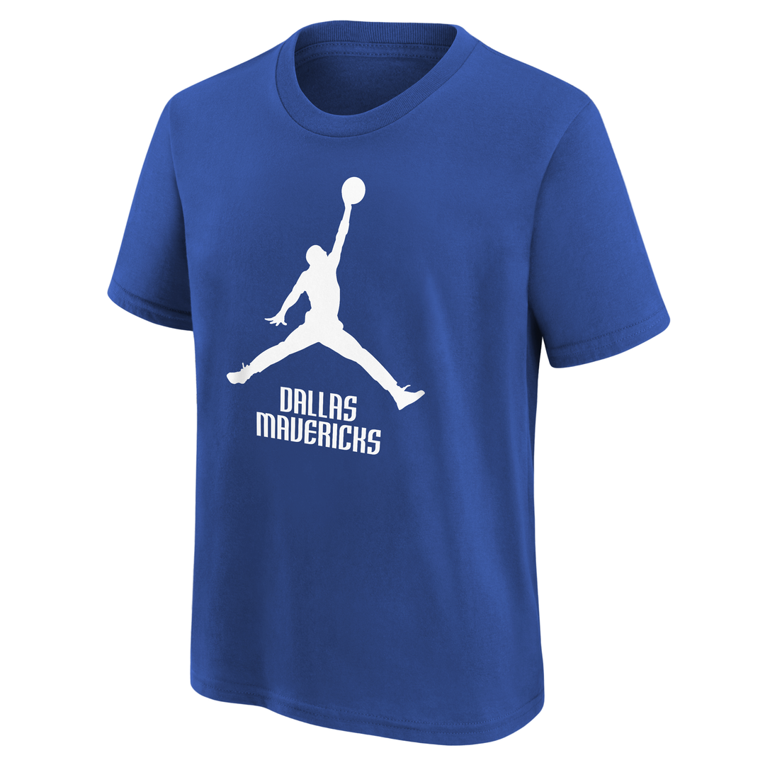 DALLAS MAVERICKS NIKE OUTERSTUFF YOUTH ROYAL BLUE SHORT SLEEVE JORDAN TEE