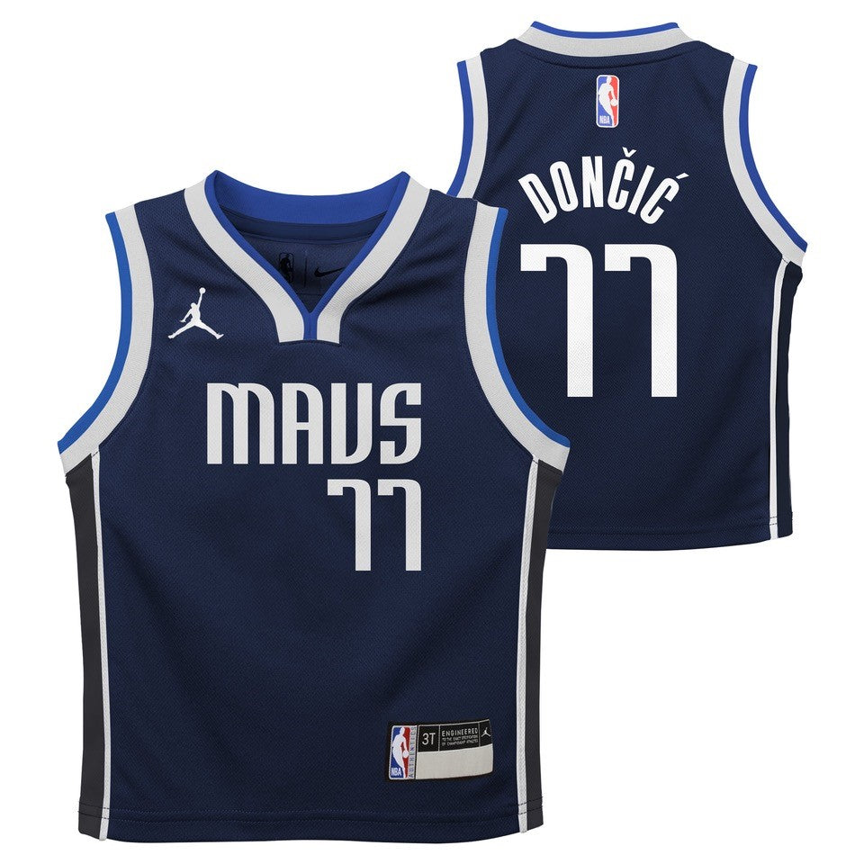DALLAS MAVERICKS LUKA DONČIĆ NIKE JORDAN STATEMENT TODDLER REPLICA JERSEY