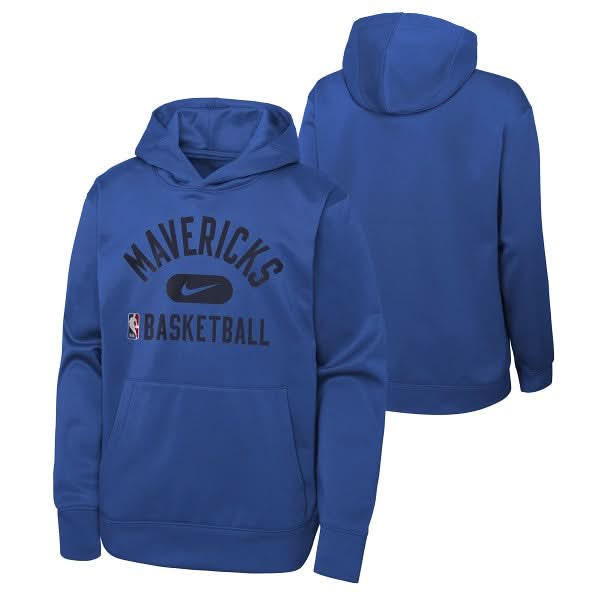 DALLAS MAVERICKS NIKE YOUTH PRACTICE SPOTLIGHT HOODY