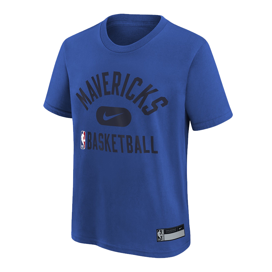 DALLAS MAVERICKS NIKE YOUTH PRACTICE SHORT SLEEVE ROYAL TEE