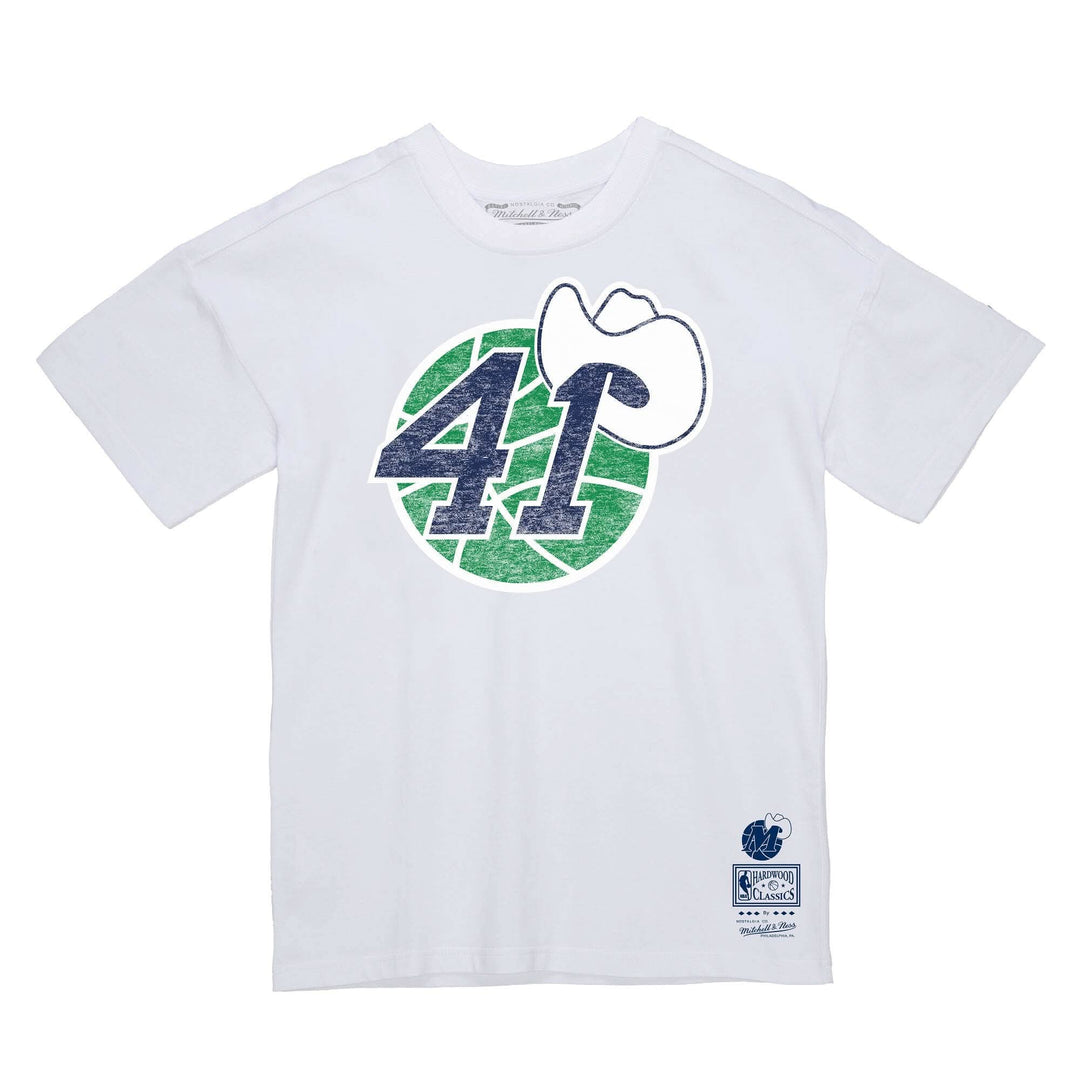DALLAS MAVERICKS MITCHELL & NESS 2022 WOMEN'S 41 RAGLAN TEE