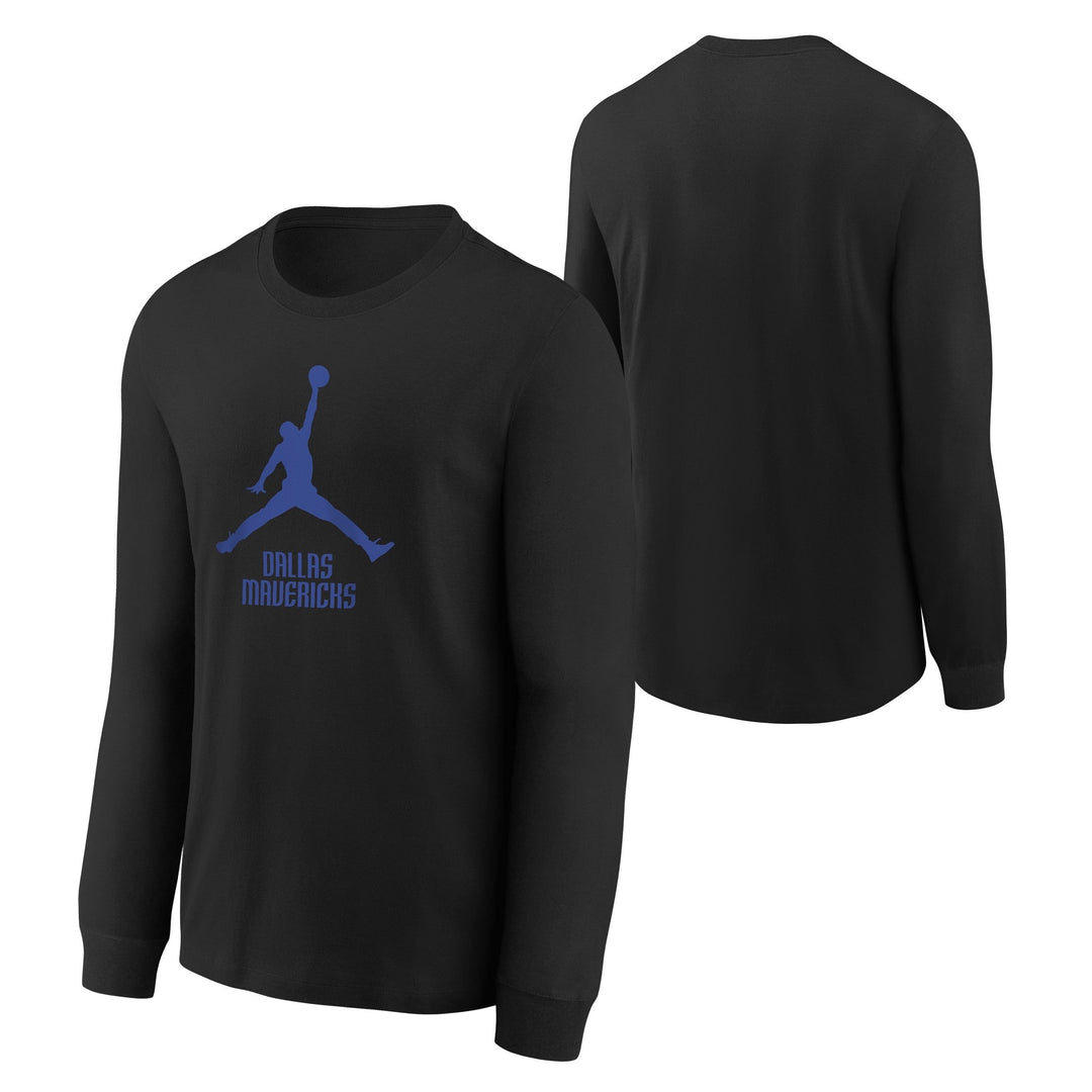 DALLAS MAVERICKS NIKE BLACK TODDLER LONG-SLEEVE JORDAN TEE