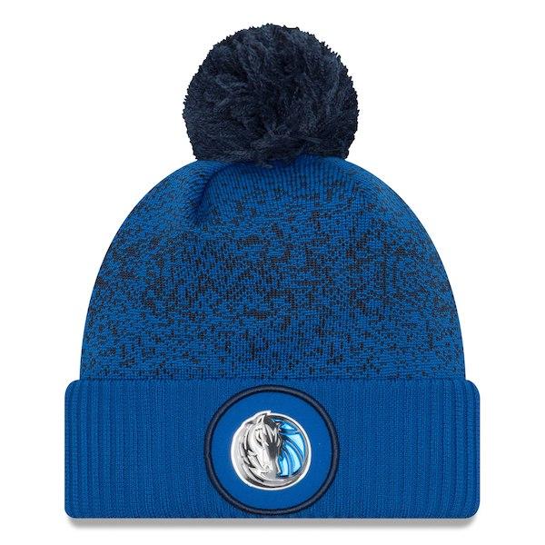 DALLAS MAVERICKS NEW ERA ON COURT POM CUFF KNIT
