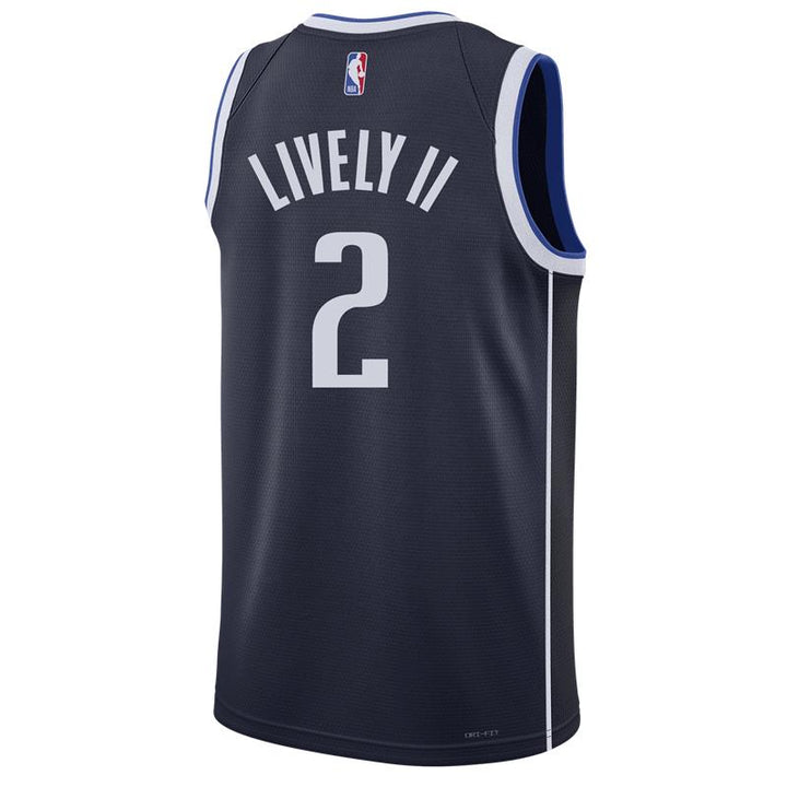 DALLAS MAVERICKS DERECK LIVELY II 22-23 JORDAN STATEMENT SWINGMAN JERSEY