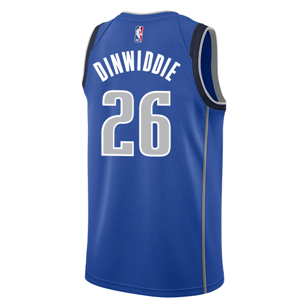 DALLAS MAVERICKS SPENCER DINWIDDIE ICON SWINGMAN JERSEY