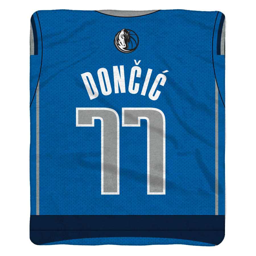 DALLAS MAVERICKS UNCANNY DONCIC 77 THROW BLANKET