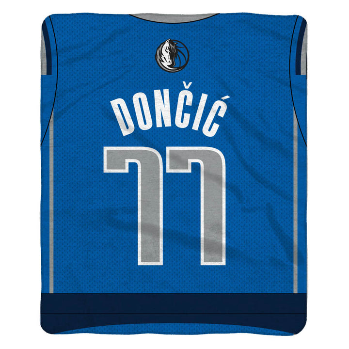 DALLAS MAVERICKS UNCANNY DONCIC 77 THROW BLANKET