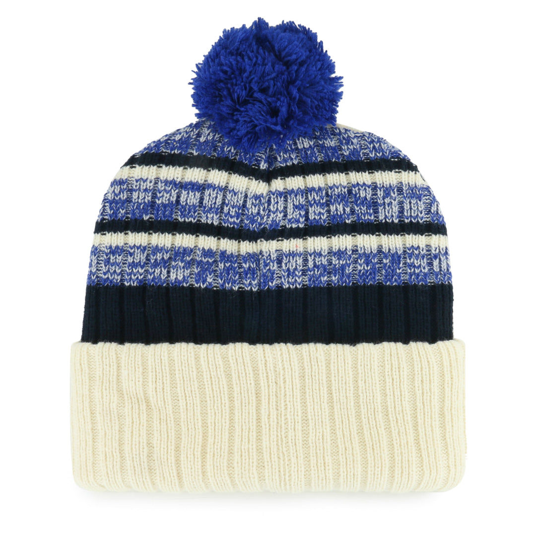DALLAS MAVERICKS 47 BRAND YOUTH BEIGE HORSEHEAD POM KNIT