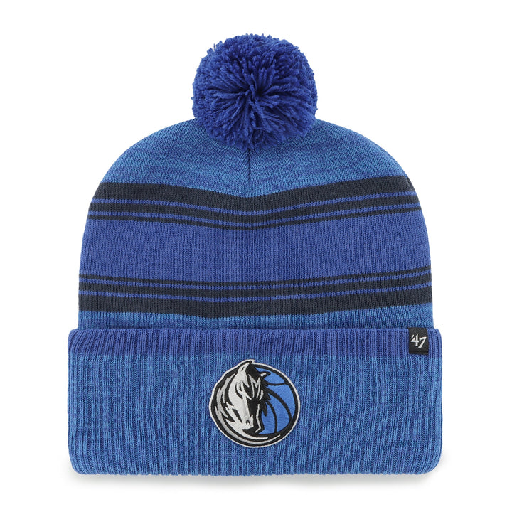 DALLAS MAVERICKS 47 BRAND YOUTH ROYAL HORSEHEAD POM KNIT