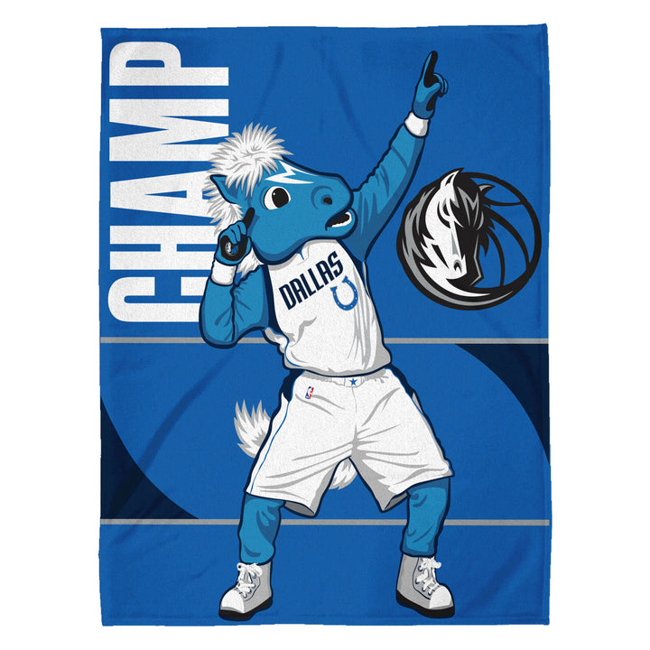 DALLAS MAVERICKS UNCANNY CHAMP THROW BLANKET
