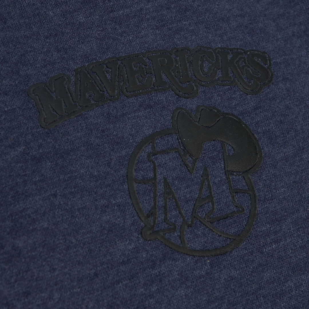 DALLAS MAVERICKS MITCHELL & NESS WOMEN'S NAVY BLUE FLEECE SHORTS