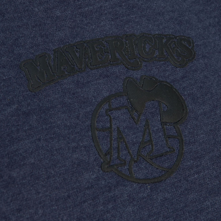DALLAS MAVERICKS MITCHELL & NESS WOMEN'S NAVY BLUE FLEECE SHORTS
