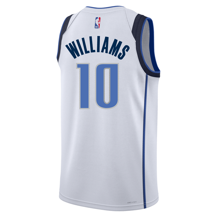 DALLAS MAVERICKS BRANDON WILLIAMS ASSOCIATION SWINGMAN JERSEY