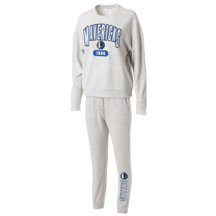 DALLAS MAVERICKS WEAR 2023 WOMEN'S GREY LOUNGE SET