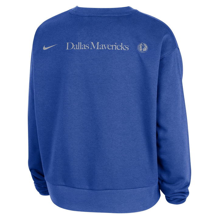 DALLAS MAVERICKS NIKE WOMEN'S CLASSIC HORSEHEAD CREW