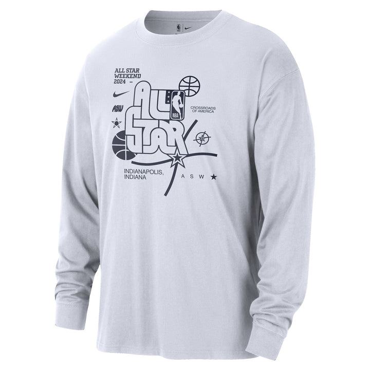 DALLAS MAVERICKS 2024 NBA ALL-STAR WEEKEND MEN'S NIKE MAX90 LONG-SLEEVE TEE