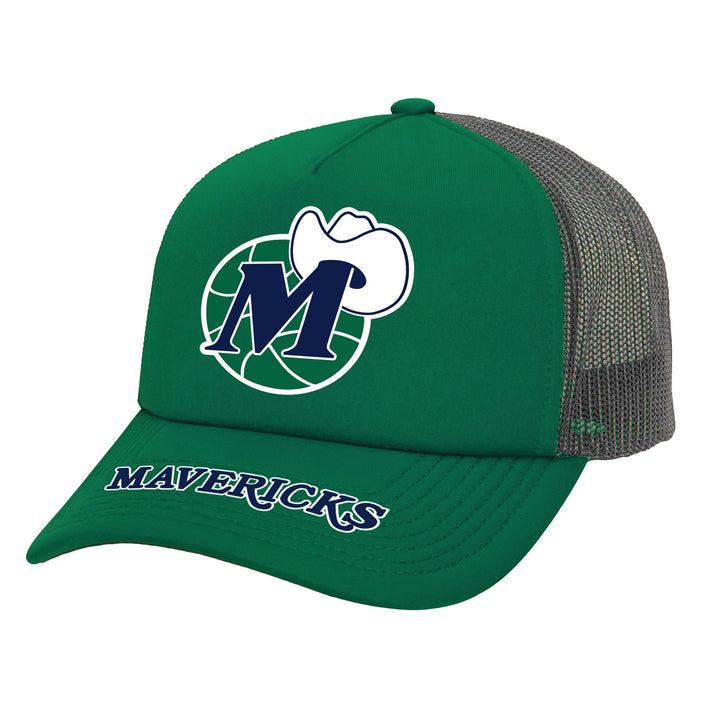 DALLAS MAVERICKS MITCHELL & NESS 2022 HARDWOOD CLASSIC ORIGINS TRUCKER CAP